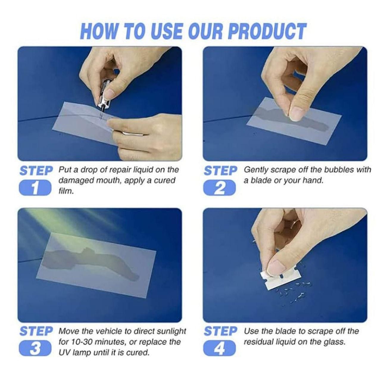 Windshield Repair Resin - Buy 1 Get 1 Free